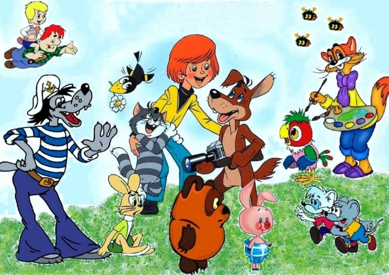 Герои советских мультиков