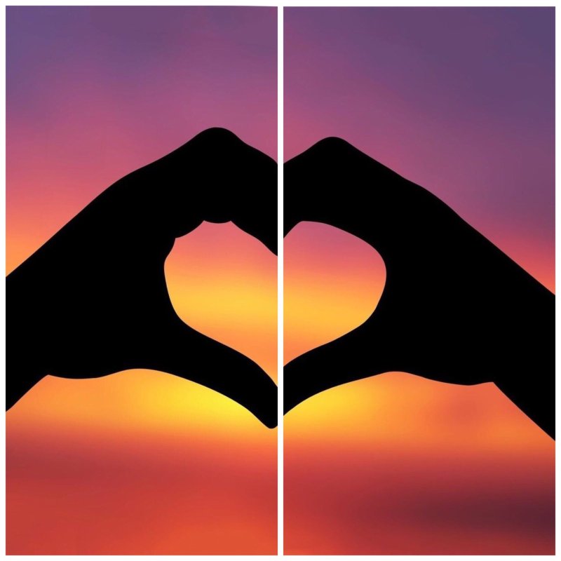 Аватарки с сердечками