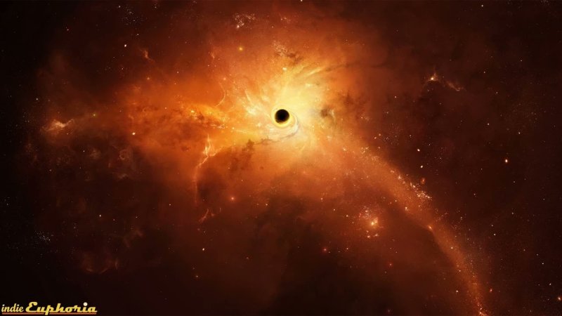 Чёрная дыра в космосе