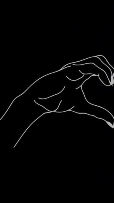 Рисунки на черном фоне