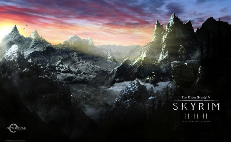Скайрим фон на рабочий стол