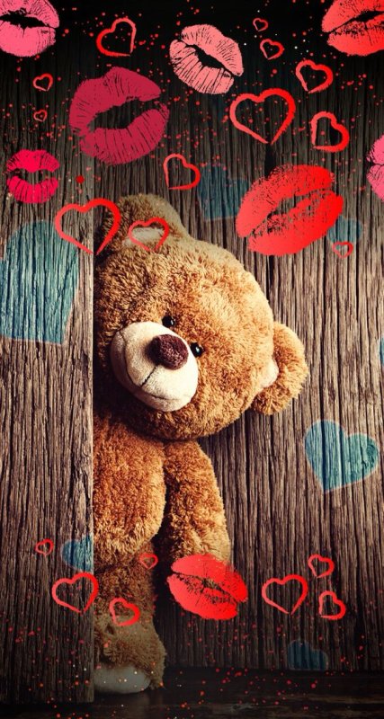 Обои на телефон с мишками