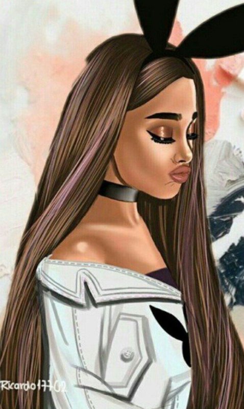 Ариана Гранде на аву мультяшные