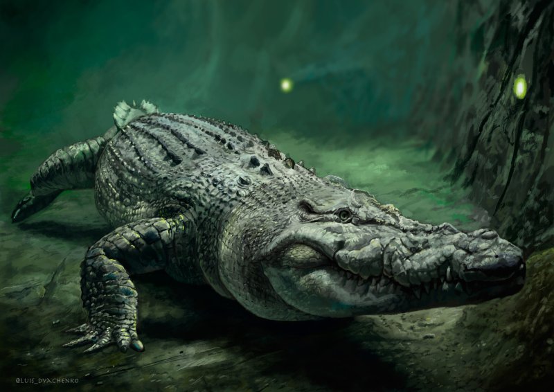 Гребнистый крокодил гавиал