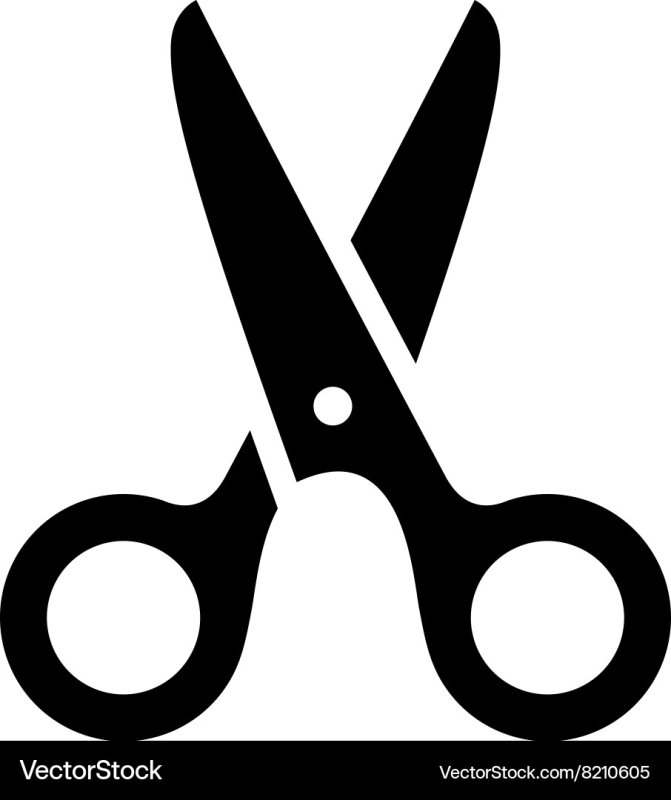 Ножницы без фона