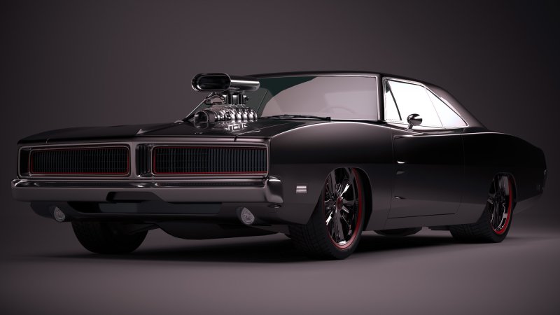 Dodge Charger 1969 суперчарджер