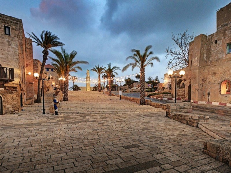 Ночная Яффа Тель Авив