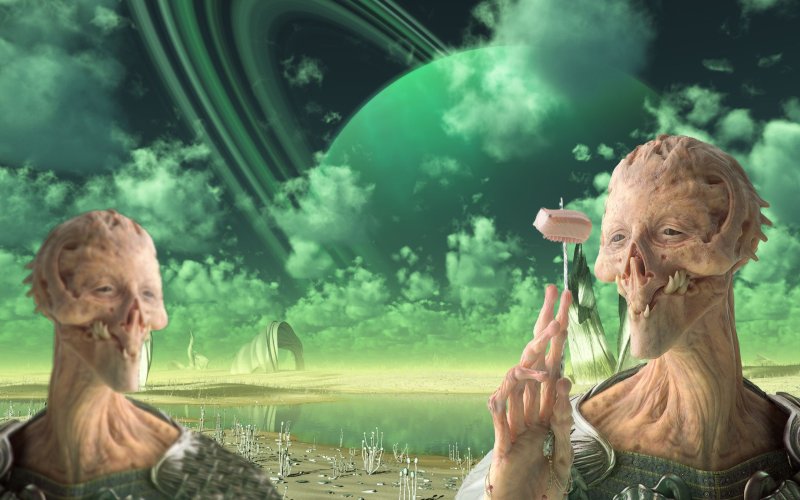 Инопланетяне фон