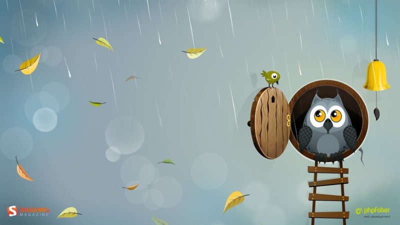 Совы мультяшные