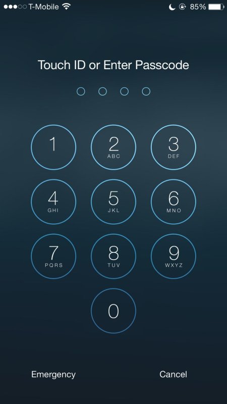 Iphone экран блокировки