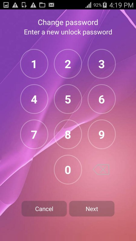 Экран блокировки