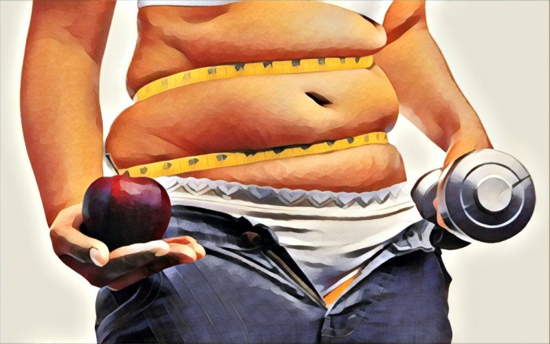 Похудение иллюстрация