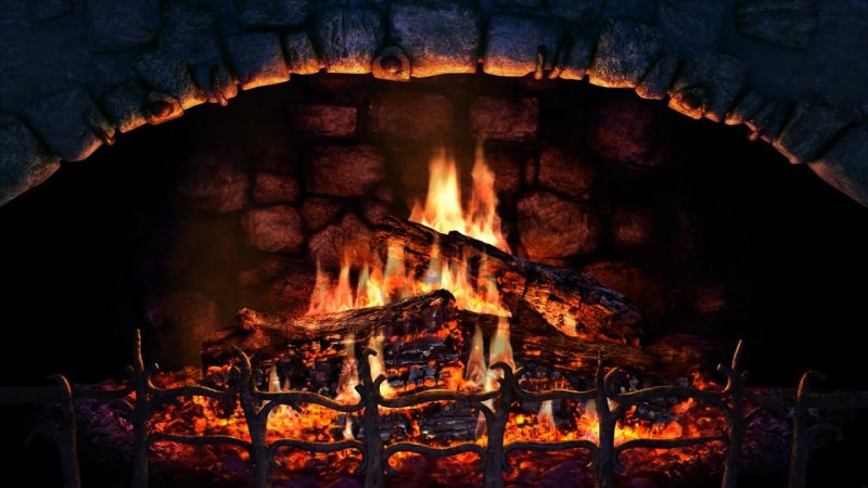 Камин на рабочий стол