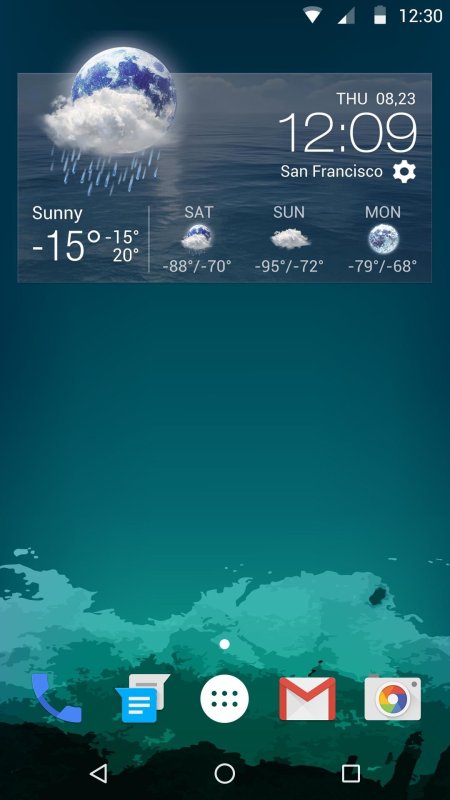 Виджеты на главный экран смартфона