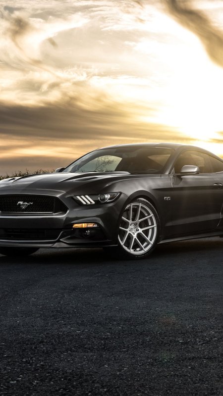 Ford Mustang 2015 черный