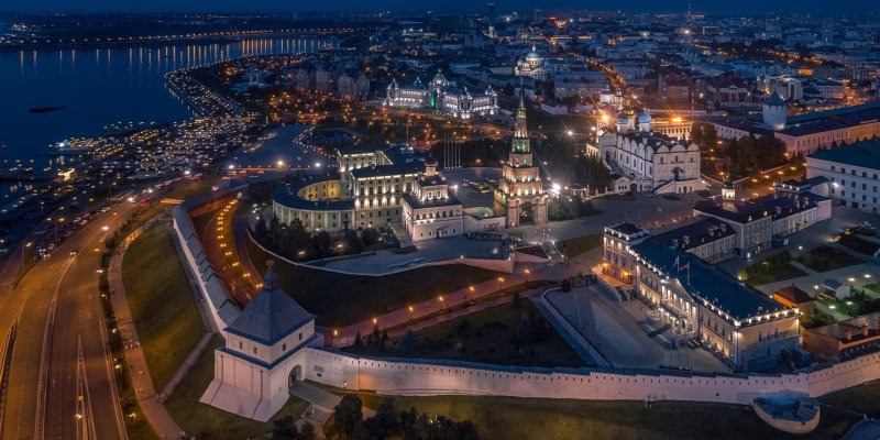 Ночная Казань — «огни Казани»