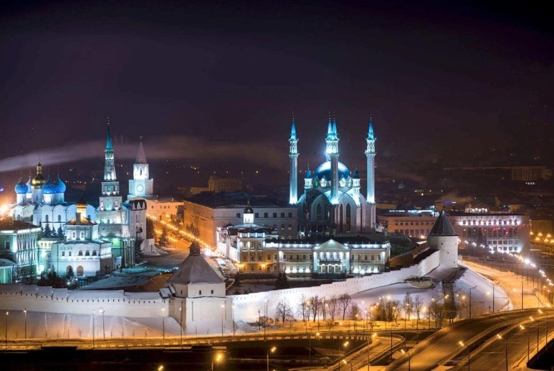 Кул-Шариф Казань зимой