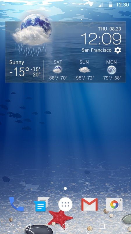 Виджеты часы для андроид