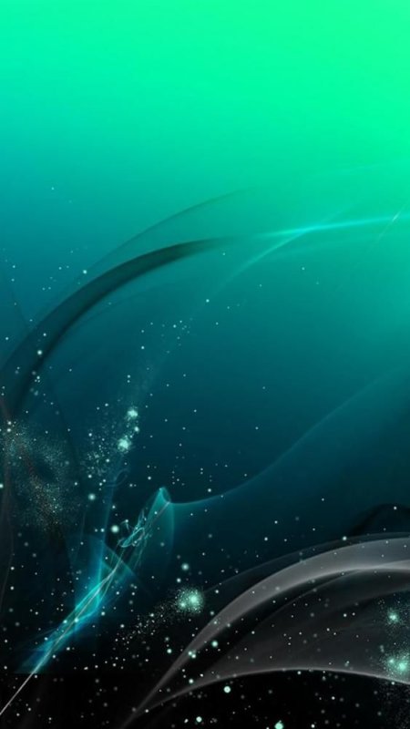 Абстракция бирюза