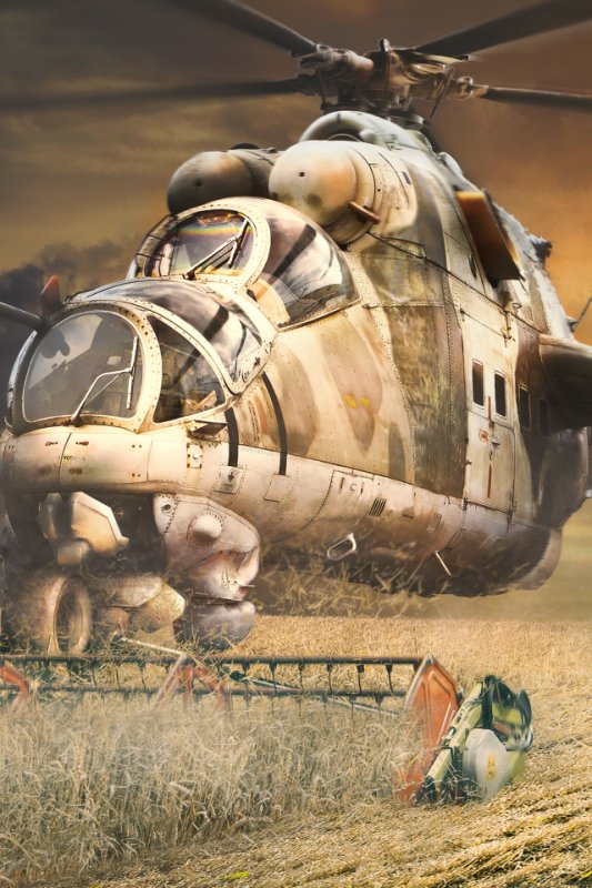 Военный вертолёт ми 24