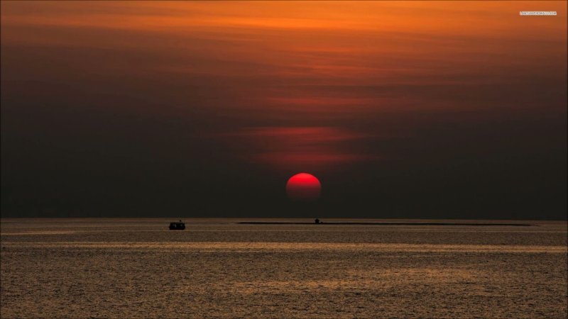 Заставка закат