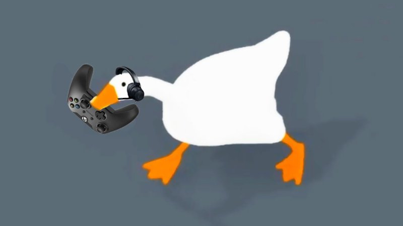 Утка с ножом