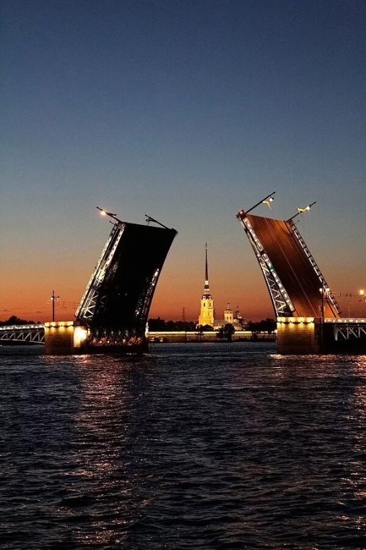 Река Нева Дворцовый мост