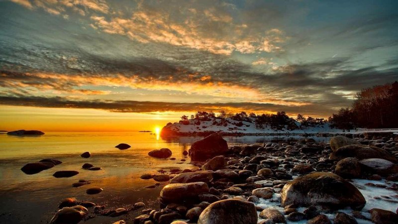 Красивый закат