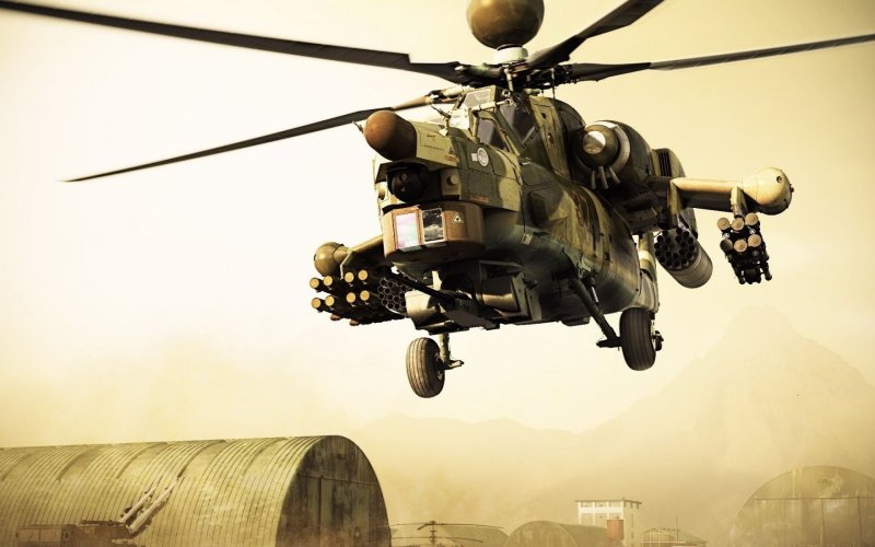 Военный вертолёт ми 28