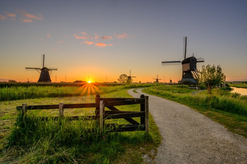 Ветряные мельницы в Нидерландах