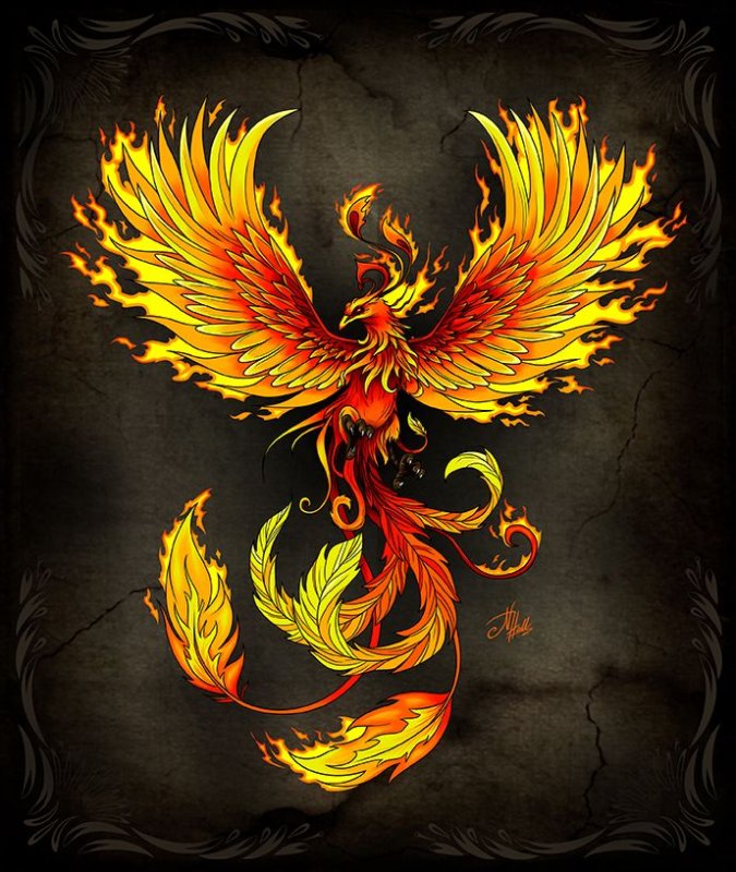 Сузаку дракон Феникс