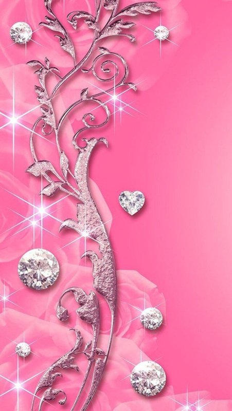 Украшения на розовом фоне