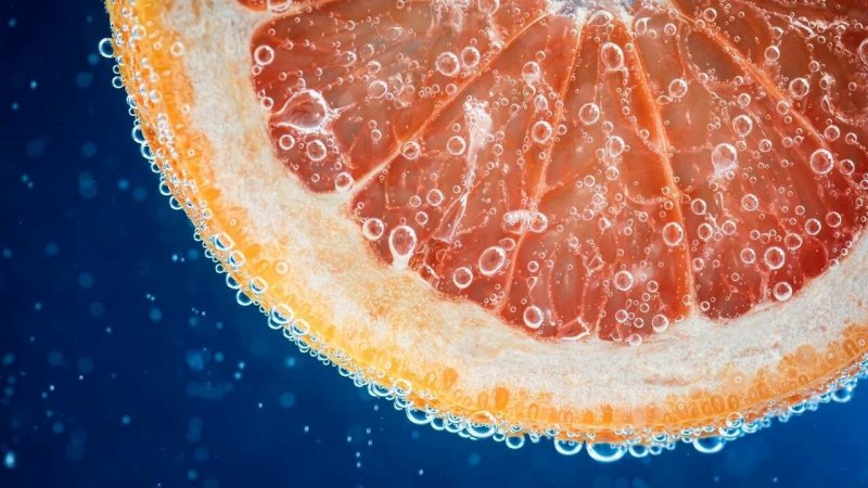 Грейпфрут Макросъемка