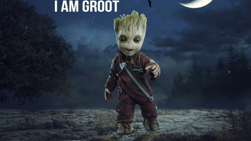 Стражи Галактики малыш Грут