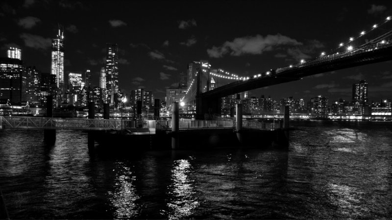 Нью Йорк Эстетика Бруклинский мост