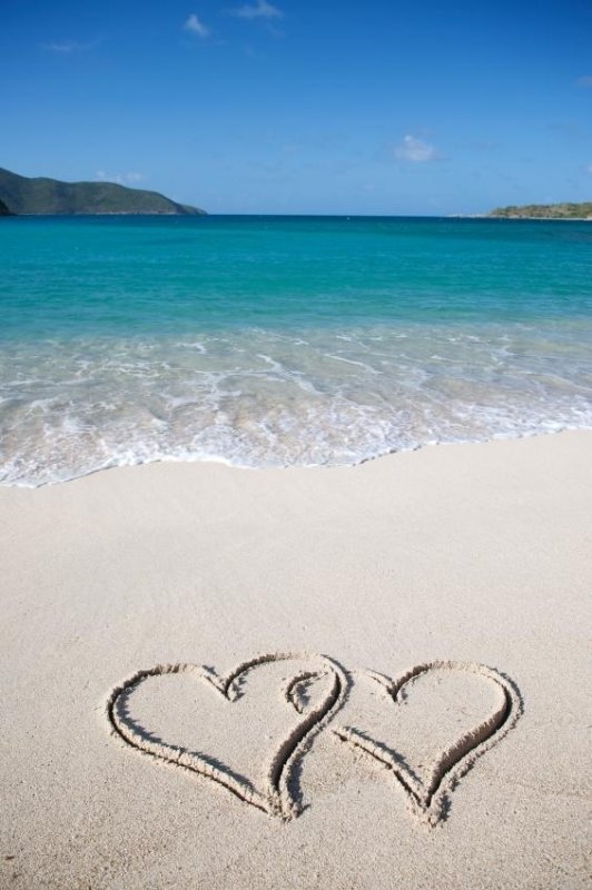 Красивый пляж