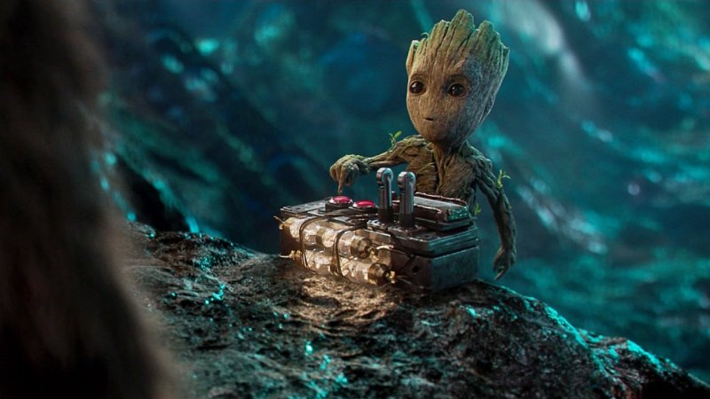 Маленький Грут Стражи Галактики 2