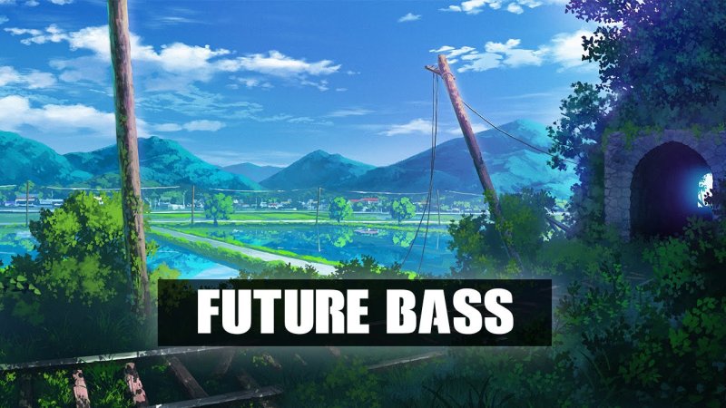 Пейзаж в стиле аниме