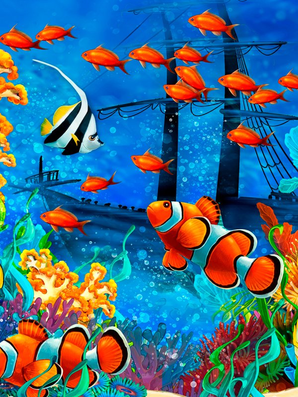 Скринсейвер рыбки