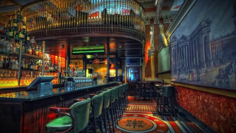 Нарисованный бар