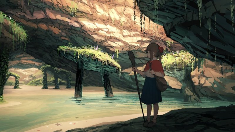 Пейзажи из аниме