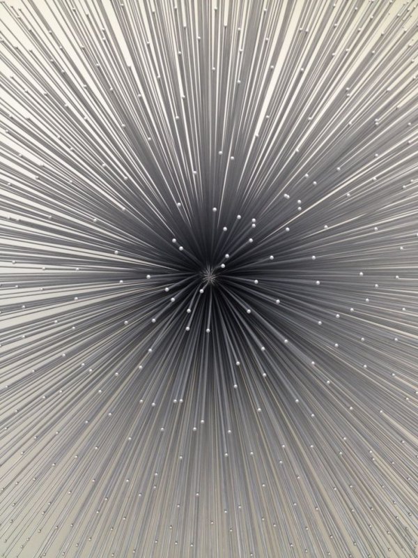 Абстракция серо белая