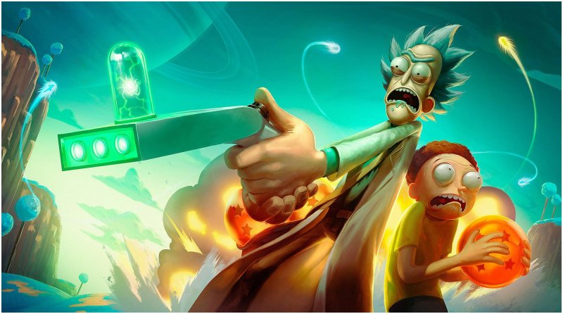 Арт Рик и Морти 4к