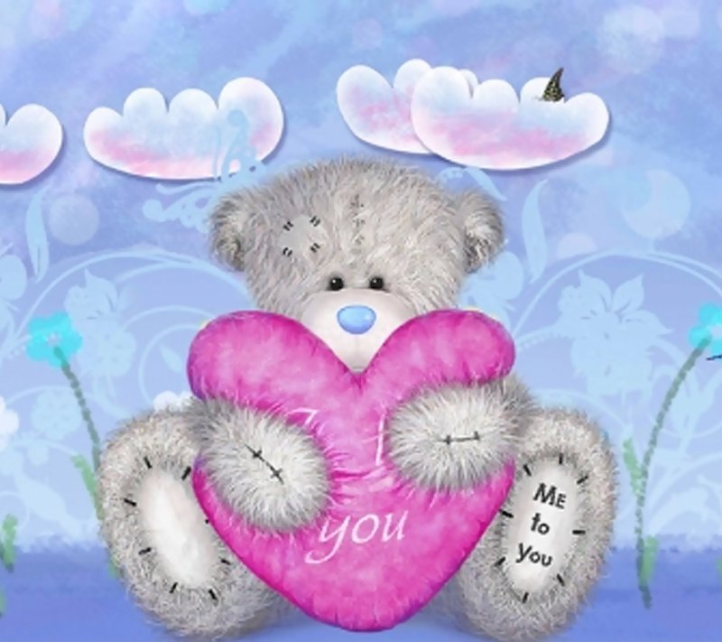 Медвежонок с сердечком