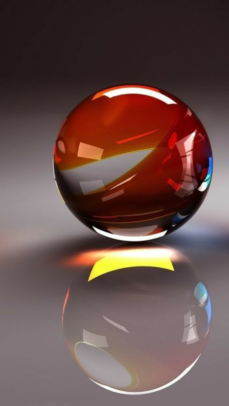 Шар стеклянный