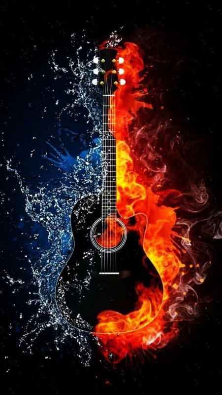 Обои на телефон гитара