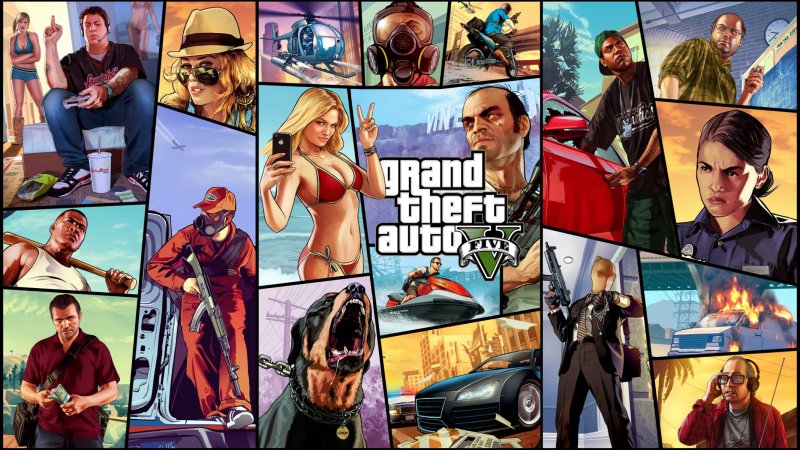 Grand Theft auto 5 обложка