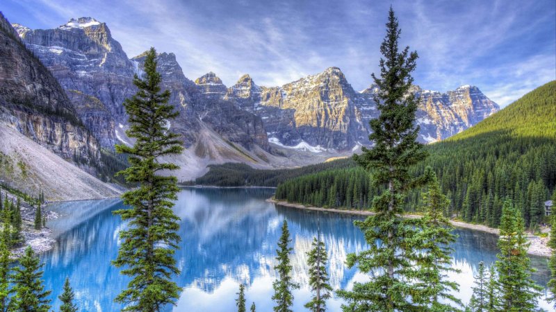 Озеро Морейн. Национальный парк Банф