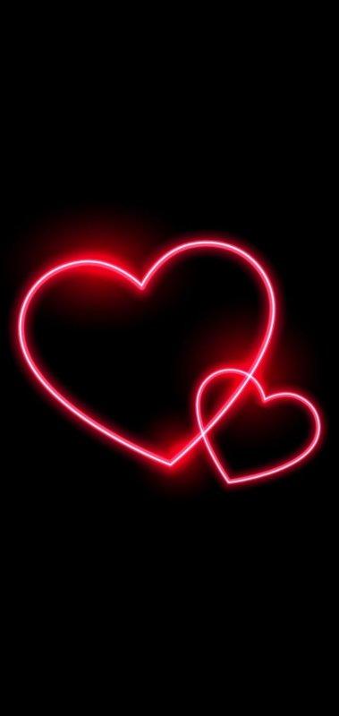 Сердце на черном фоне