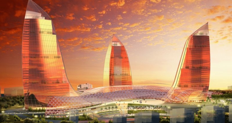 Баку 3 башни